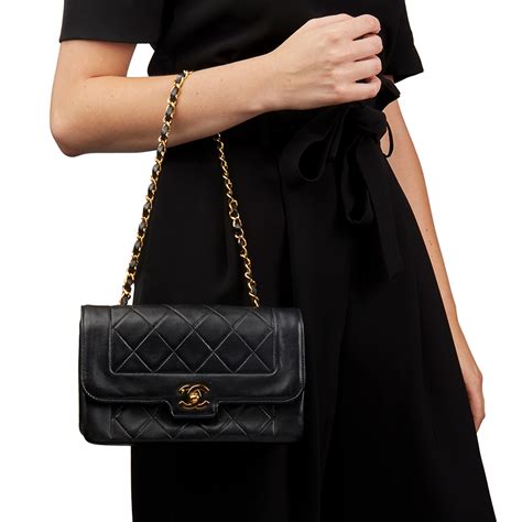 chanel small diana bag